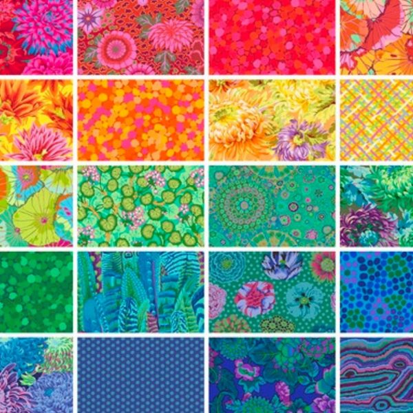 FB610GP Rainbow Charm Pack Classics Plus Kaffe Fassett