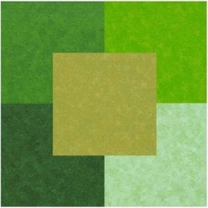 Spraytime Green Fat Quarters-5 piece
