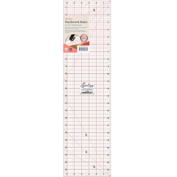 24in x 6.5in Patchwork Ruler Sew Easy
