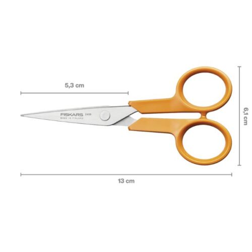F1075057 Fiskars EmbrF1075057 Fiskars Embroidery Needlework Scissors 13cm5inoideryNeedlework Scissors 13cm5in