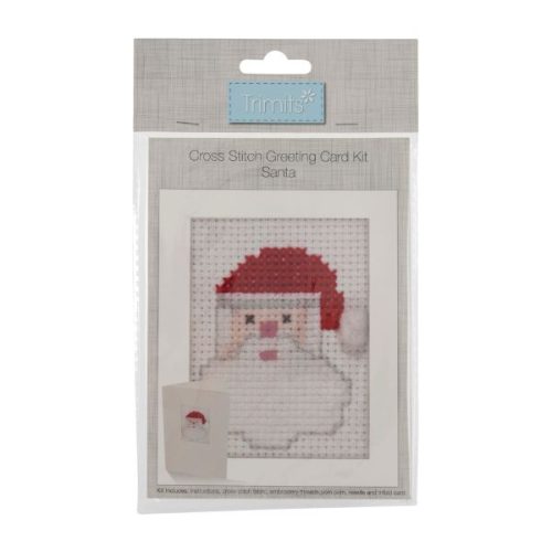 Card Kit Santa cross stitch GCS33