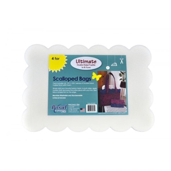 493B Scalloped Edged Double Sided Fusible In R Form