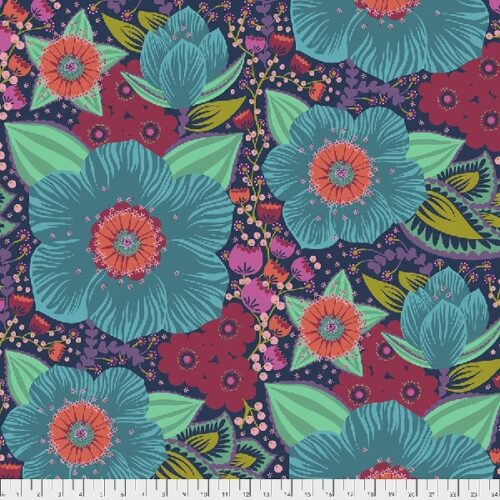 QBAH002Turquoise Extra Wide Backing Fabric