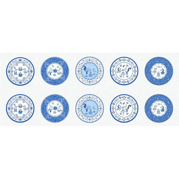 A428 Tea Time Plate Panel Lewis & Irene