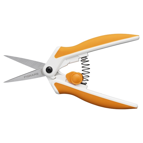 F1070029 Scissors Easy Action Softgrip, Micro-Tip 15cm Fiskars Open