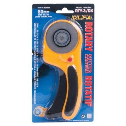 Olfa RTY-3DX 60mm Deluxe Retracting Rotary Cutter