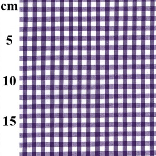 Purple Poly/Cotton Gingham