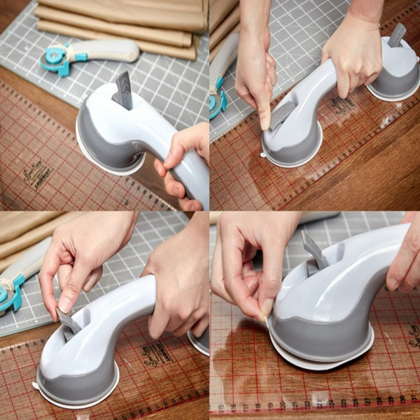 ER902 Sew Easy Ruler Grip Safety Handle in Action