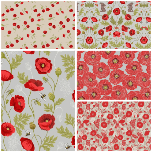 Poppies Fat Quarter One