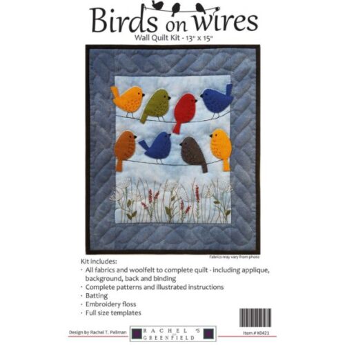K0421 Birds On A Wire Kit: Wall Quilt Kit: Rachel's of Greenfield