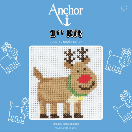 Rudolph 3690000-10010 Counted-Cross-Stitch-Kit