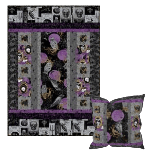 Andover Mystery Manor Wall Quilt-One-purple