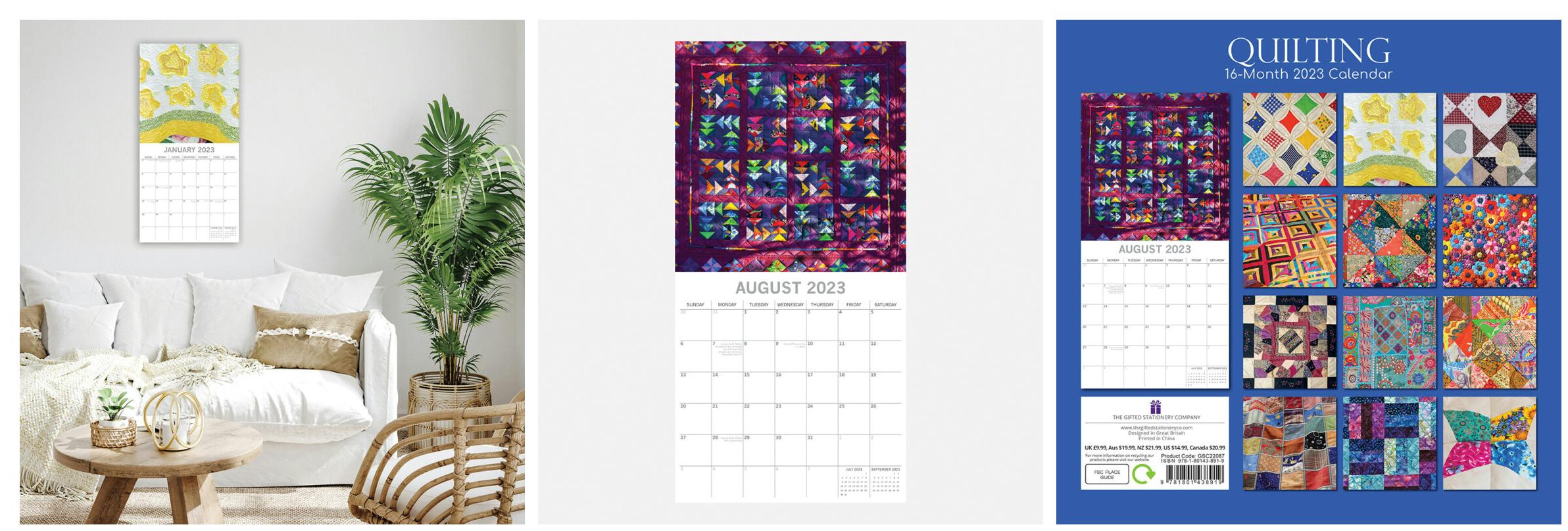 2023 square wall calendarquiltinggsc22087218905