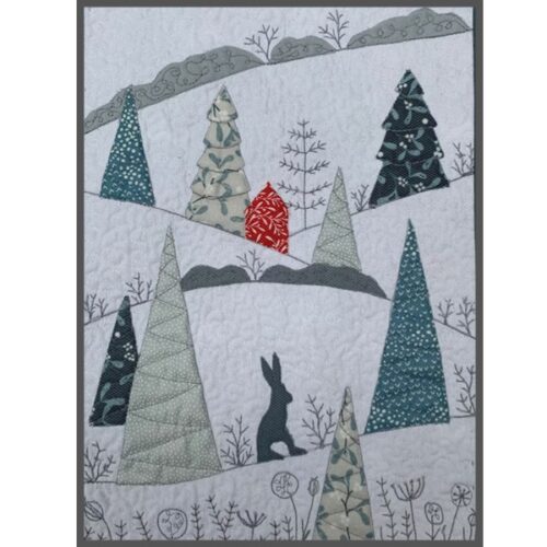 Winter Hare Shadow Applique and Quilting with Julia Gahagan