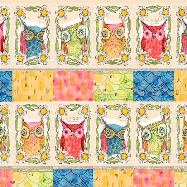 PWCD021x Panel Well owl Be Cori Dantini Well Owl Be PWCD021X.Panel