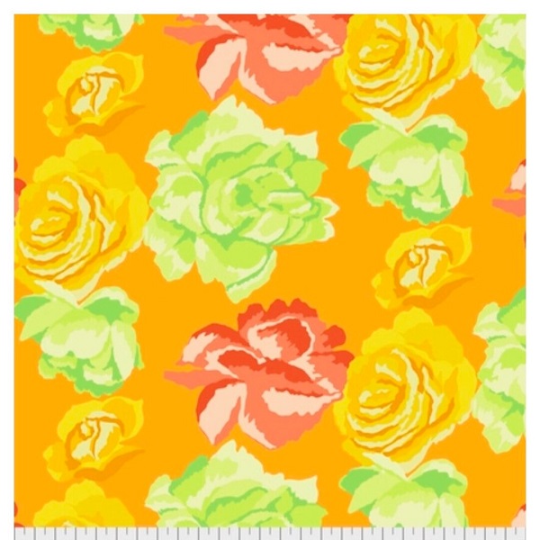 PWGP164.GOLDX Rose Clouds: Kaffe Fassett