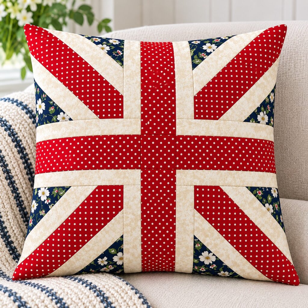 Vintage Union Jack Cushion Kit Vintage Union Jack Cushion Kit