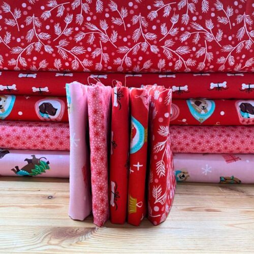 Red Furry and Bright Fat Quarter Pack