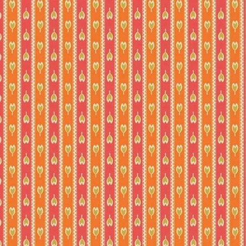 21019-O Trailing Petals Tangerine Flower Box Renee Nanneman