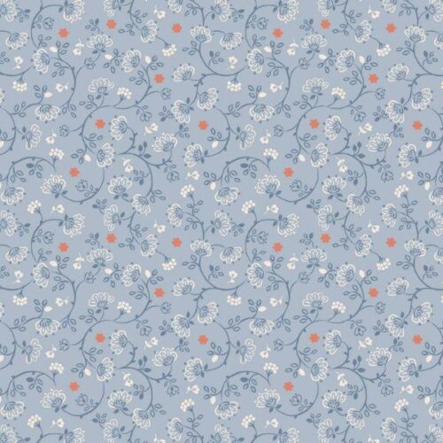 A778.1 Flower Chains Blue Grandma's Quilts