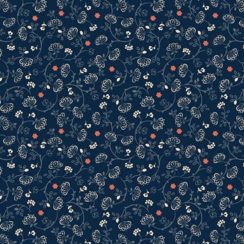 A778.3 Flower Chains Dark Grandma's Quilts