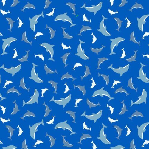 A782.3 Dolphins on Blue