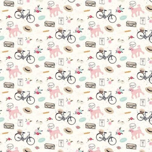 C11363 Cream Icons Saturday In Paris Riley Blake Designs