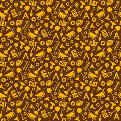 C8103-BROWN CAT Buildin Crew Riley Blake