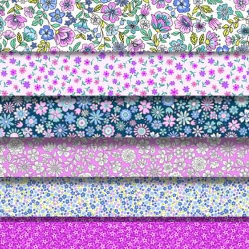 Lilac Country Cuttings Fat Quarter Pack