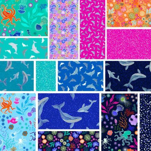 Ocean Glow Full Collection Fat Quarter Pack
