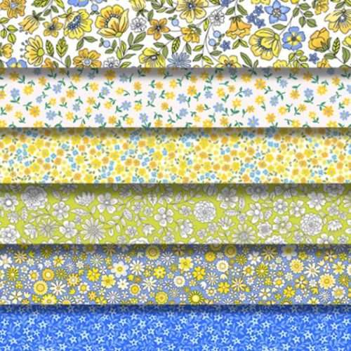 Yellow Country Cuttings Fat Quarter Pack