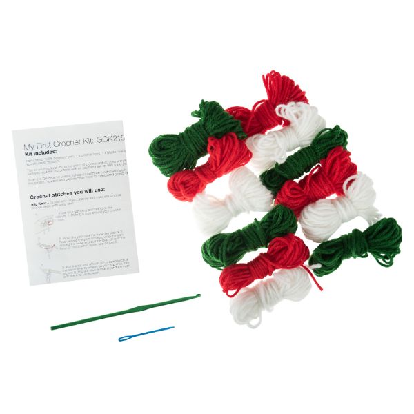 My First Crochet Kit Granny Squares Content. GCK215