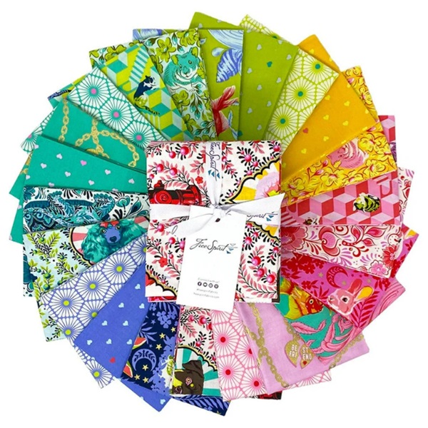 besties tula pink fat quarter pack