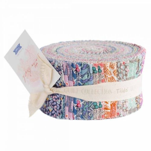 Fabric Roll 2.5″ strips 40 pieces Cotton Beach TD300112