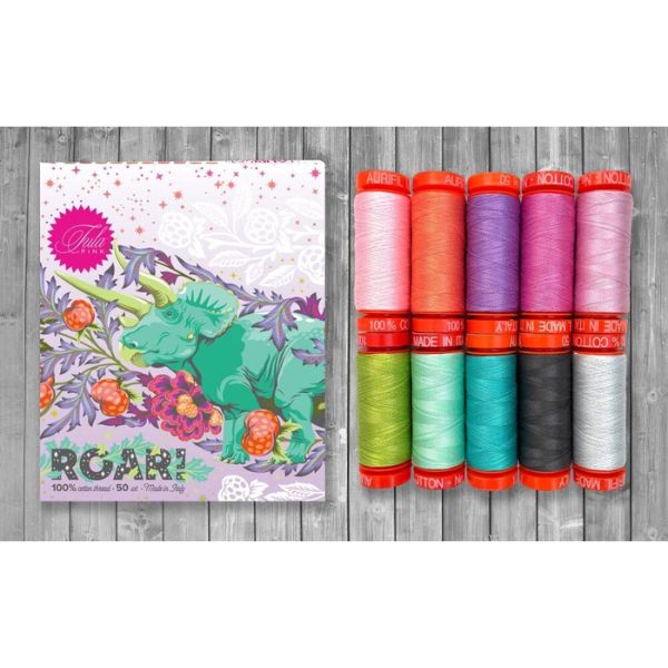 Roar! by Tula Pink Spool Set TP50RC10… Roar! by Tula Pink Spool Set TP50RC10...