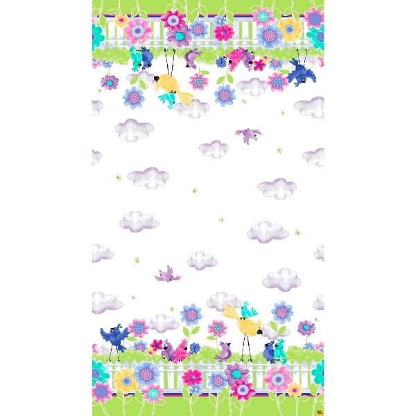 20381-100 White Bird's Buddies Border Susybee