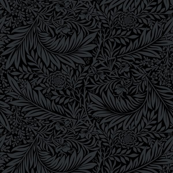 3306, 108" Larkspur-Black, William Morris