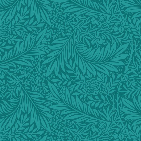 3306, 108" Larkspur-Turquoise, William Morris