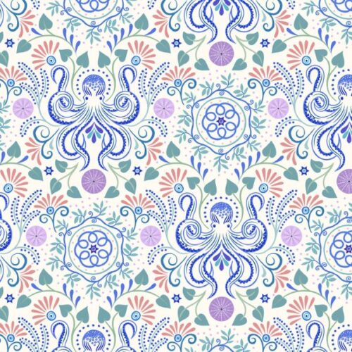 A802-1 Χάλκη (Chalki) Chalki on cream, Lewis & Irene