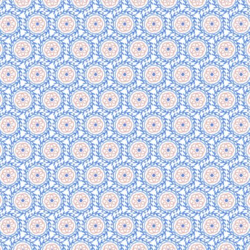 A805-1 Χάλκη (Chalki) Chalki tile on cream, Lewis & Irene