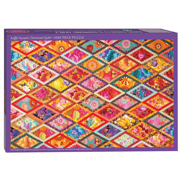 Kaffe Fassett’s Diamond Quilt Jigsaw Puzzle 9781644031797