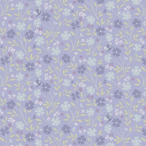 Floral Song Little Blossom on Lavender Blue CC33.3