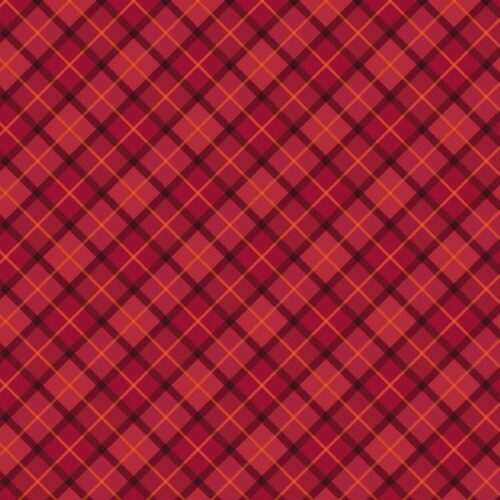 Small Things Celtic Inspired, red check - SM74.3