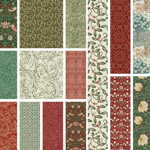 The Cotswold Holiday Collection by The Original Morris & Co. Full Yard Collection The Cotswold Holiday Collection by The Original Morris & Co. Full Yard Collection