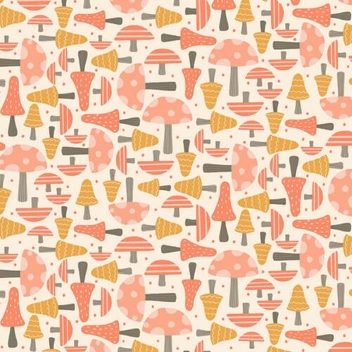 6415-32 Mushrooms Ecru – Welcome to our Neighbourhood by Studio E