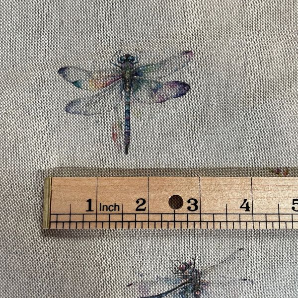 All Over Dragonfly Digitally Printed Canvas Ruler 1