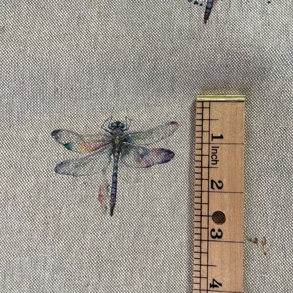 All Over Dragonfly Digitally Printed Canvas Ruler 2