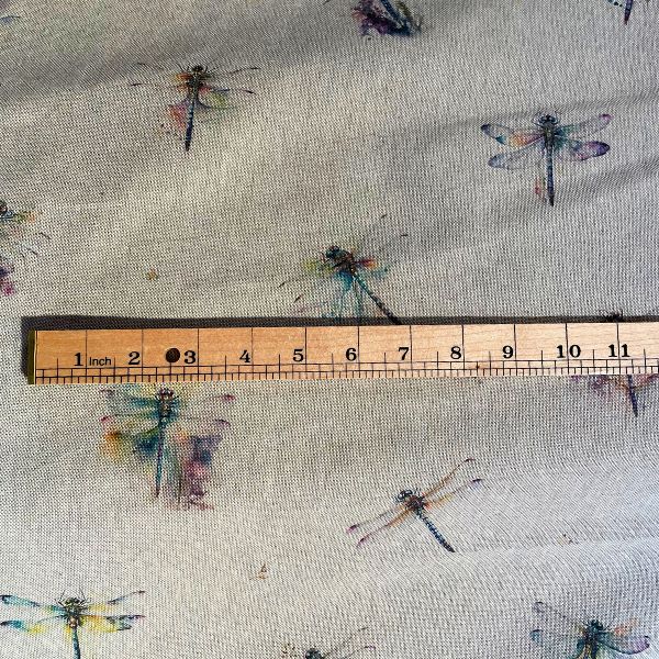 All Over Dragonfly Digitally Printed Canvas Ruler
