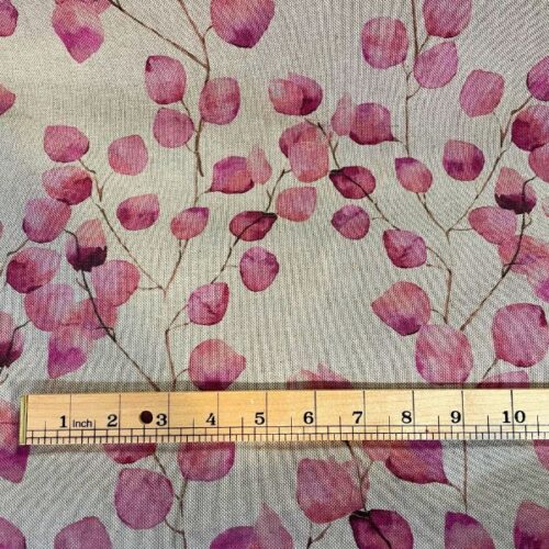 DCL057 Watercolour Leaves Rose Ruler