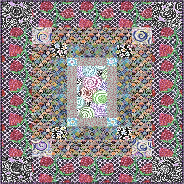 Deco Dance Quilt IMAGE by Kaffe Fassett, Collective Spring 2024